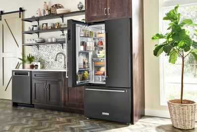 French Door Refrigerator in Kitchen