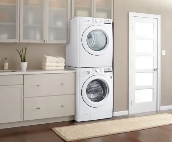 LG White Front Load Laundry Pair
