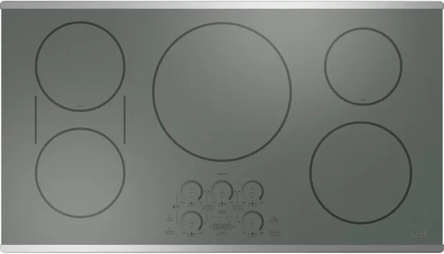 Credit: Cafe Overhead look at the Cafe CHP90362TSS induction cootop