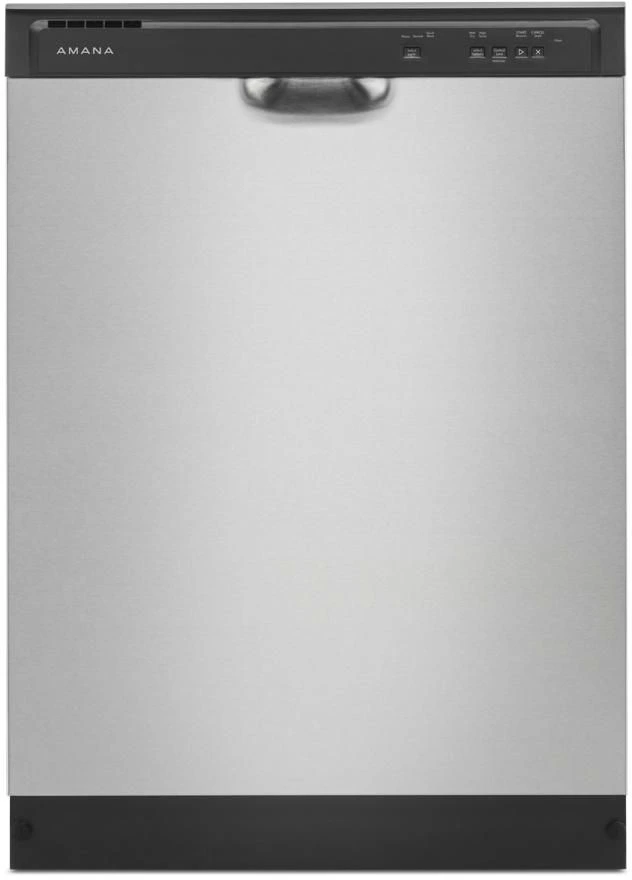 Front view of the Amana ADB1400AMS dishwasher