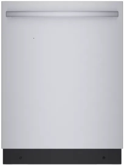 Bosch Front view of Bosch SGX78B55UC ADA compliant dishwasher