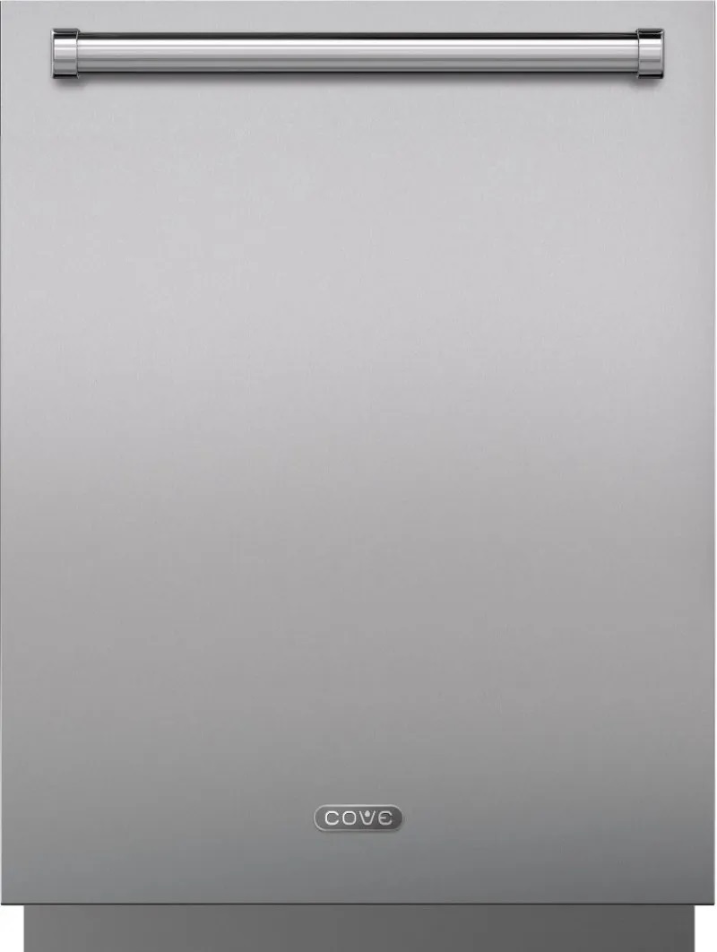 Front view of Cove DW2450 panel ready dishwasher 