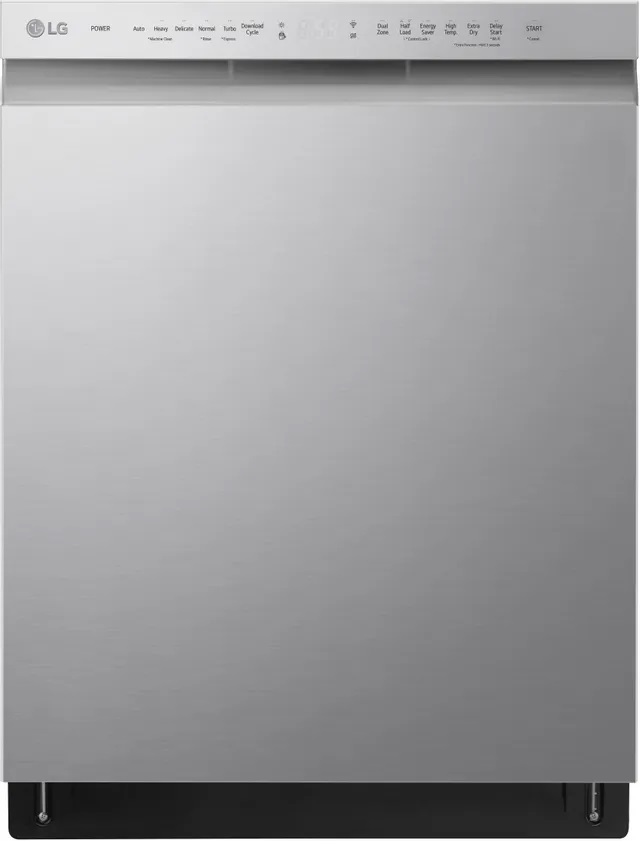 LG Front view of LG ADFD5448AT ADA compliant dishwasher
