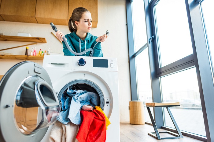 dryer leaning