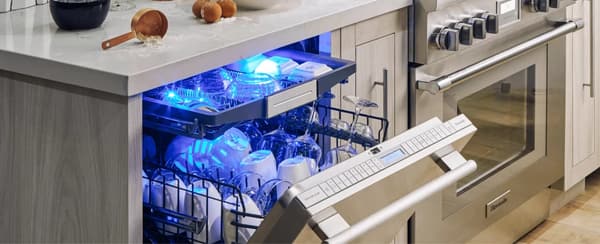 Kitchen showcasing Thermador dishwasher