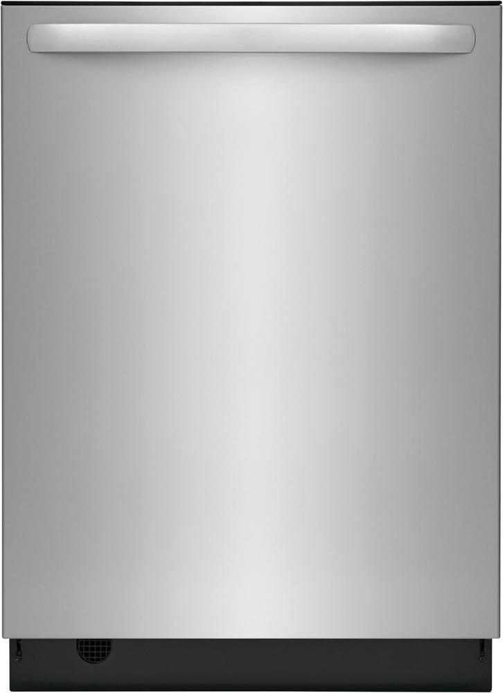 Frigidaire built in stainless steel dishwasher with handle