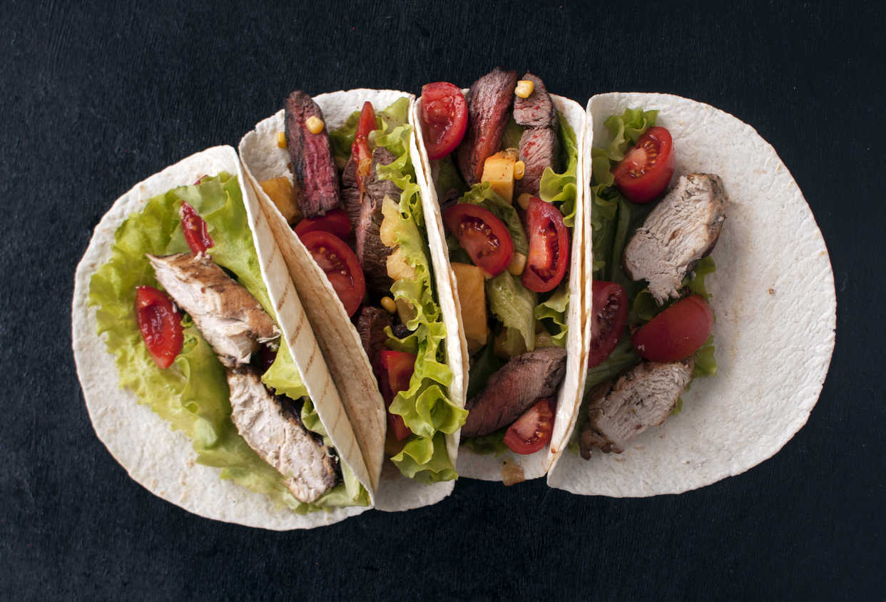 iStock Credit: Anna Skvortsova a plate of tacos made with leftovers