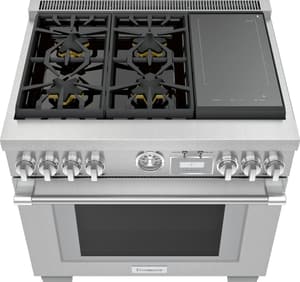 Credit: Thermador product image of Thermador Pro Grand 36 Pro Style Dual Fuel Range
