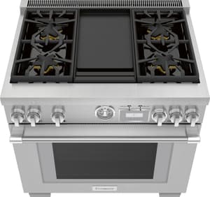 Credit: Thermador product image of Thermador Pro Grand 36 Pro Style Dual Fuel Range