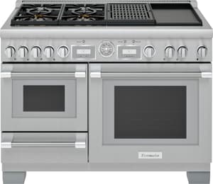 Credit: Thermador product image of Thermador Pro Grand 48 Pro Style Dual Fuel Range