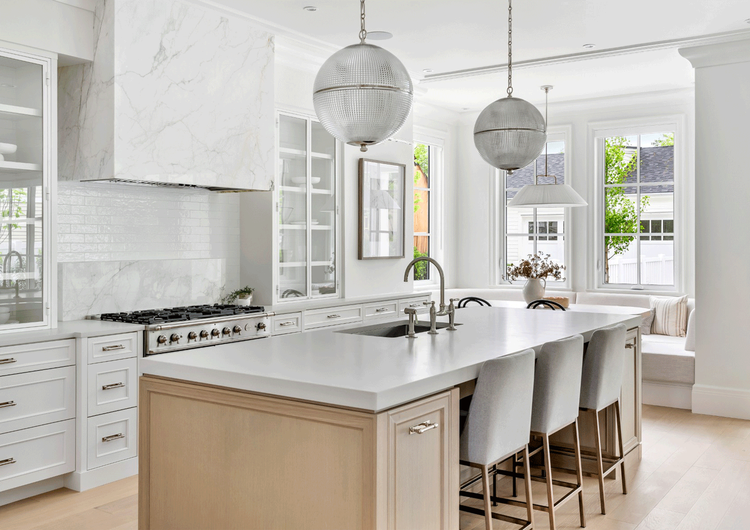 A kitchen designed by Gregory Funk