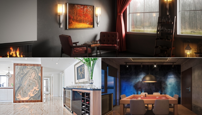 CI_Showcase-Artwork-with-Smart-Lighting_4.jpg Collage of artwork in different lighting