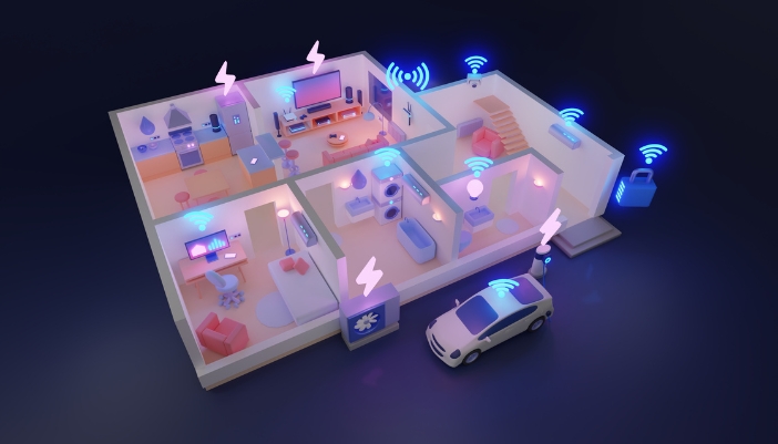 CI_Upgrade-WiFi-Six_4.jpg A concept image of a smart home network saving power