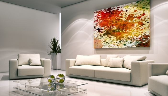 luxury home art display