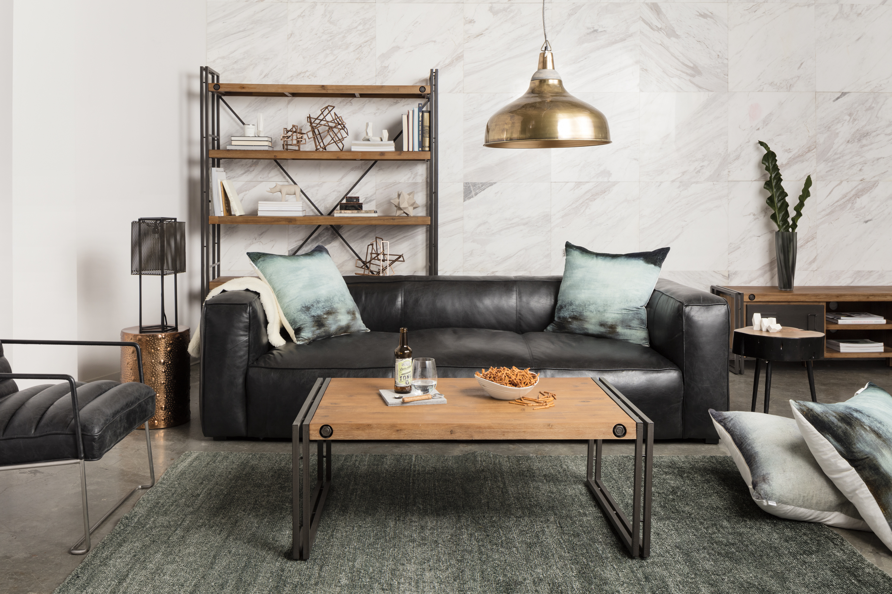 Back in black - black has been a big interior design storyline in 2021.