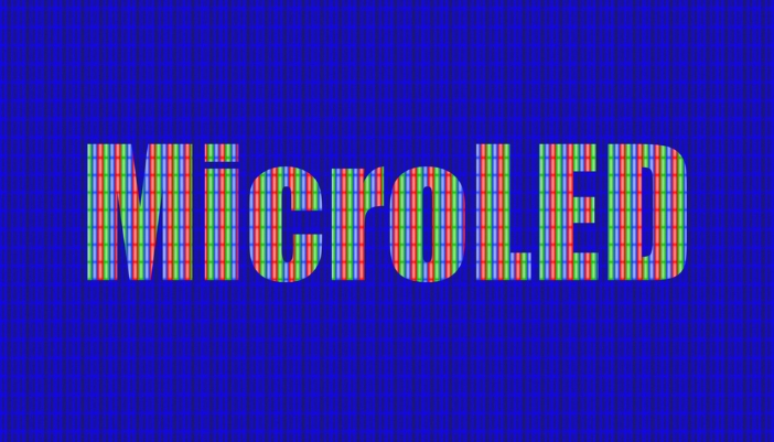 Elec_Future-of-MicroLED_4.jpg Pixelated image of a MicroLED screen with the word in the center of it