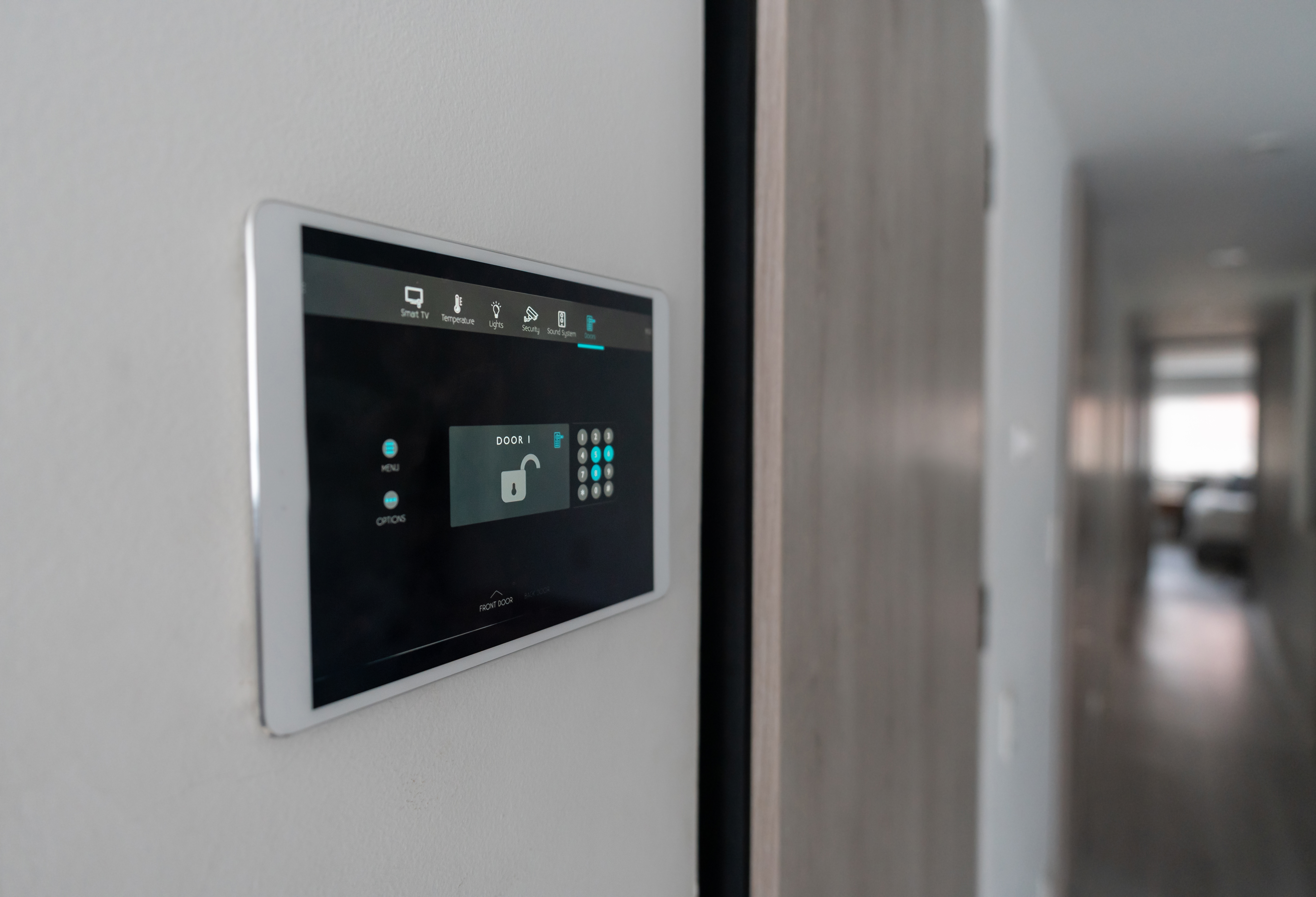 A digital control pad for home security  
