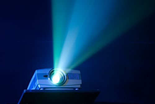 Outdoor projector and screen