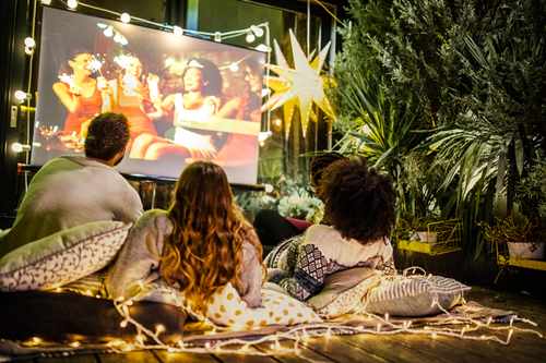 Outdoor Projector Setup