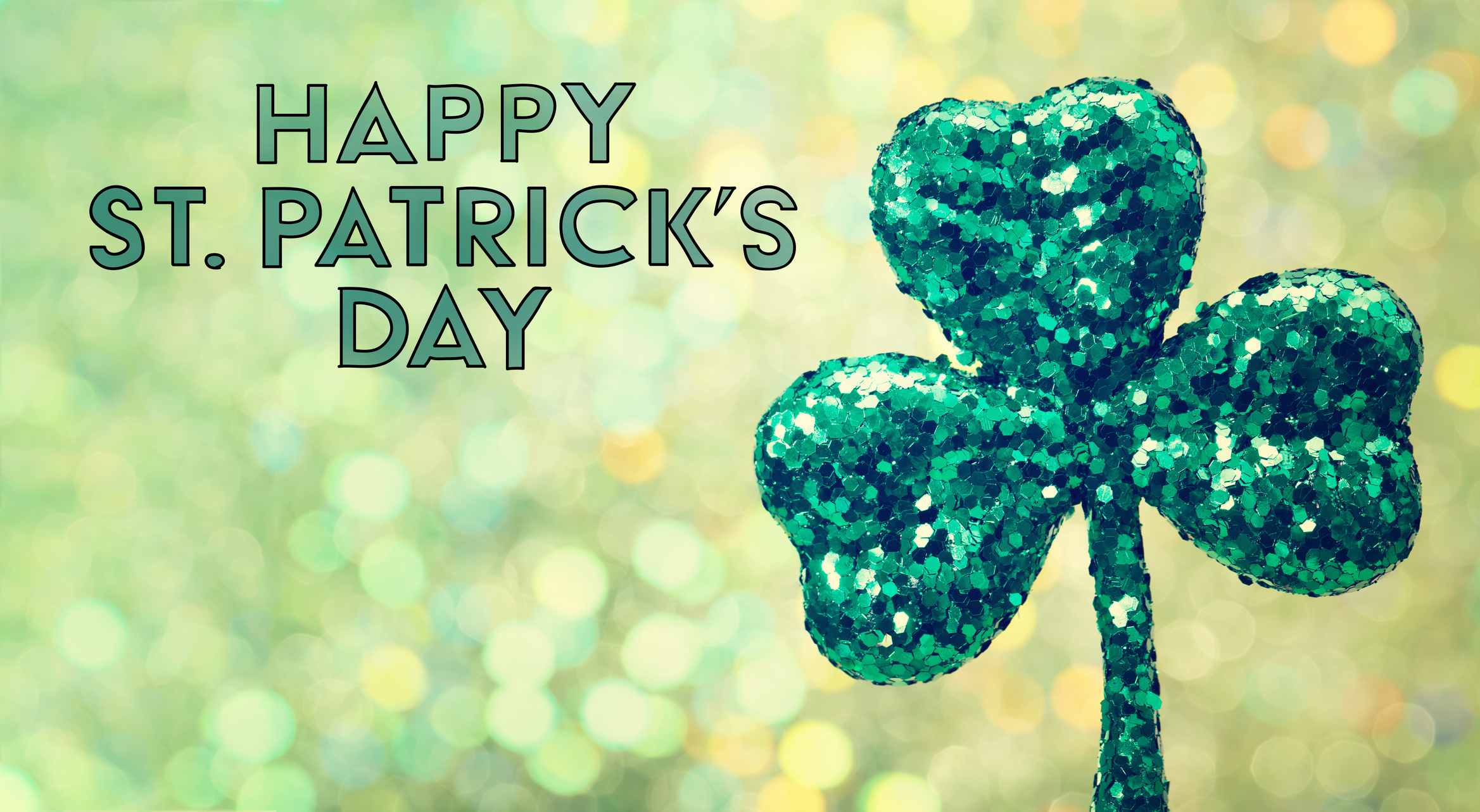 Melpomenem paddy’s day header with a clover