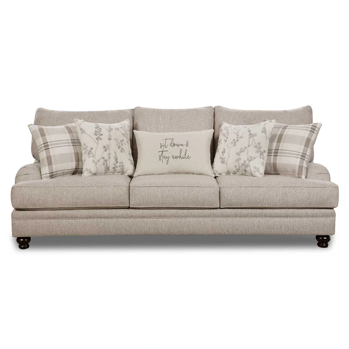 Credit: Corinthian Furniture Corinthian Furniture Modern Farmhouse Sofa