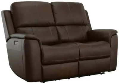 Credit: Flexsteel Front view of the Flexsteel Henry power reclining loveseat