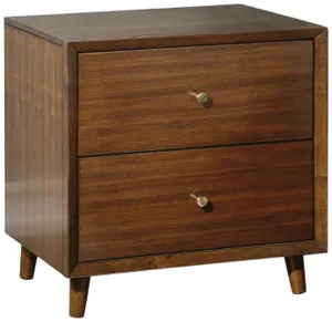 Front view of the Flexsteel Ludwig nightstand