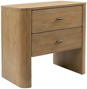 Front view of the Flexsteel Normandy nightstand