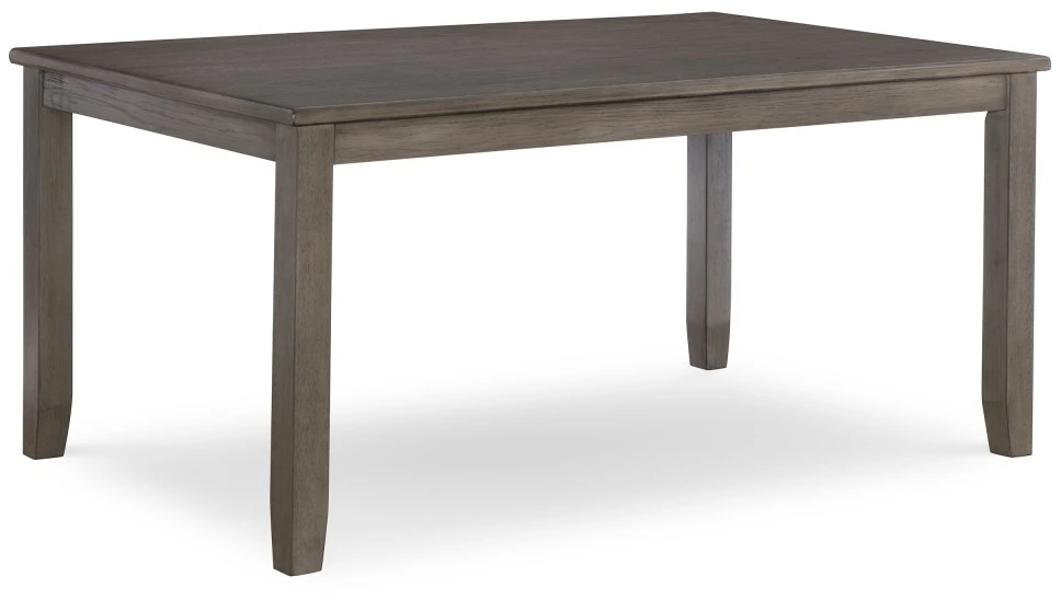 Credit: Home Furniture Outfitters Allston Park Gray Farmhouse Dining Table