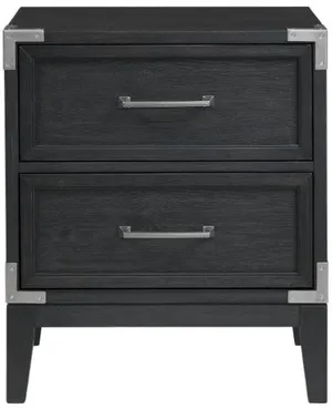 Front view of the Intercon Laguna nightstand