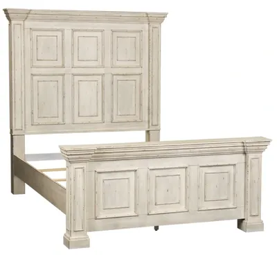 Credit: Liberty Furniture Front view of the Liberty Furniture Big Valley panel bed