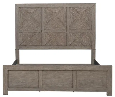 Credit: Liberty Furniture Front view of the Liberty Furniture Skyview panel bed