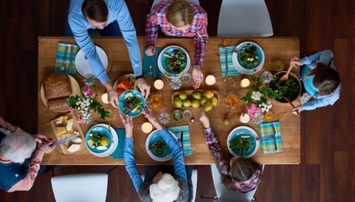 Family dining table