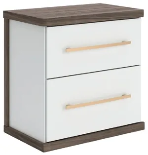 Front view of the Signature Design by Ashely Kendanport nightstand