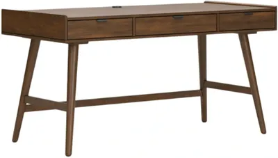 Front view of the Signature Design by Ashely Lyncott desk