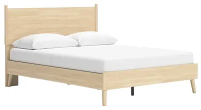 Credit: Signature Design by Ashley Front view of the Signature Design by Ashley Cabinella platform panel bed