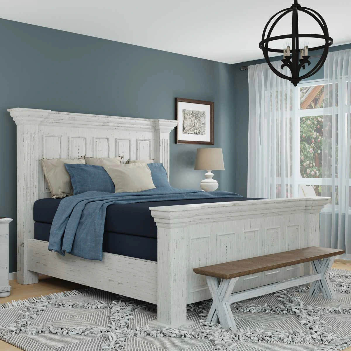 Credit: Vintage Furniture Chalet Queen Bed