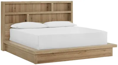 Credit: aspenhome Front view of the aspenhome Modern Loft bookcase bed