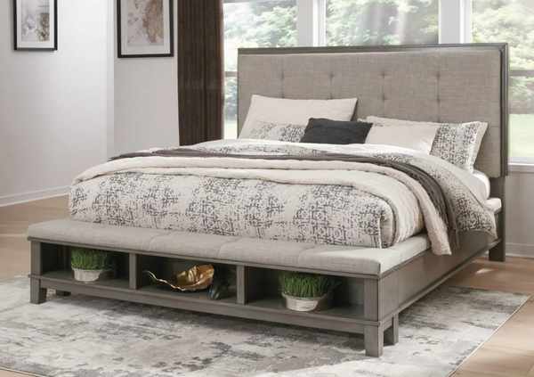 Benchcraft queen upholstered bed