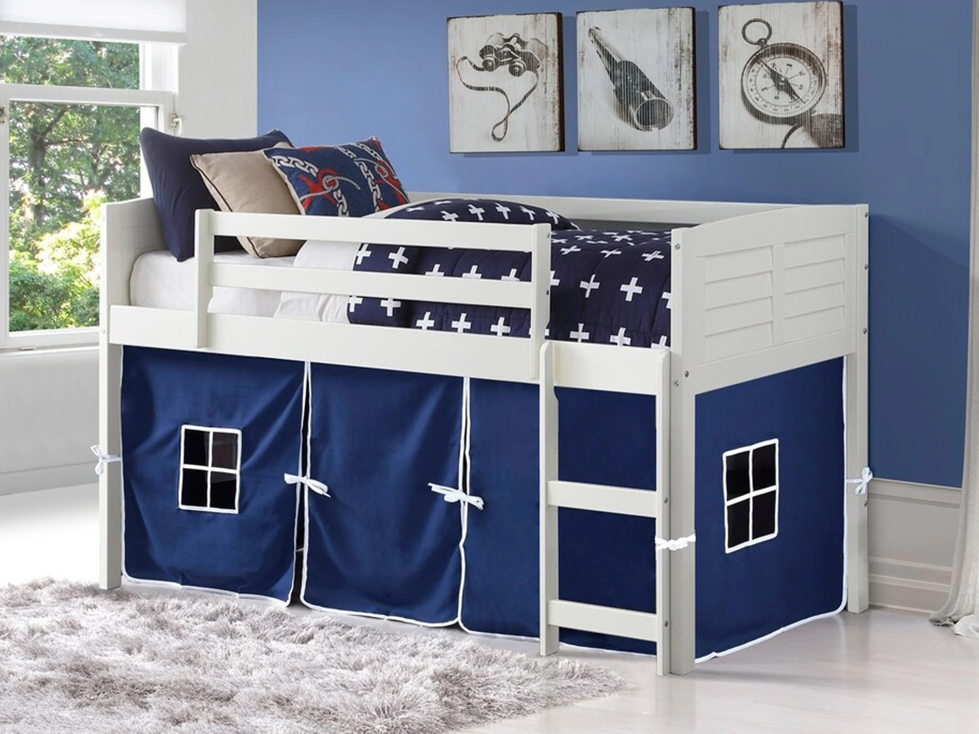 Image of Donco Trading Company Brantley twin loft bed 