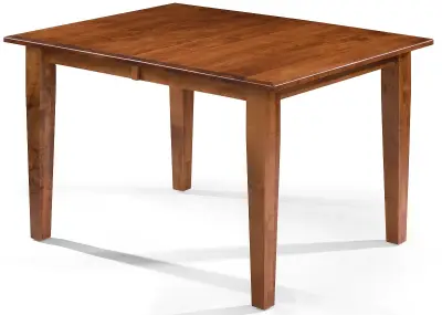 Credit: Archbold Furniture Front view of the Archbold Furniture Amish Crafted collection dining table