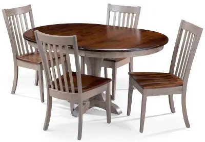 Credit: Archbold Furniture The Archbold Furniture Amish Crafted Beth dining set