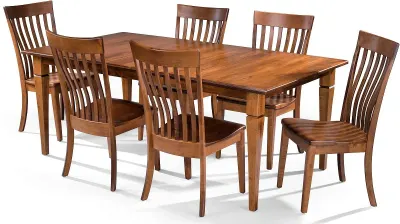 Credit: Archbold Furniture The Archbold Furniture Amish Crafted 7-piece dining set