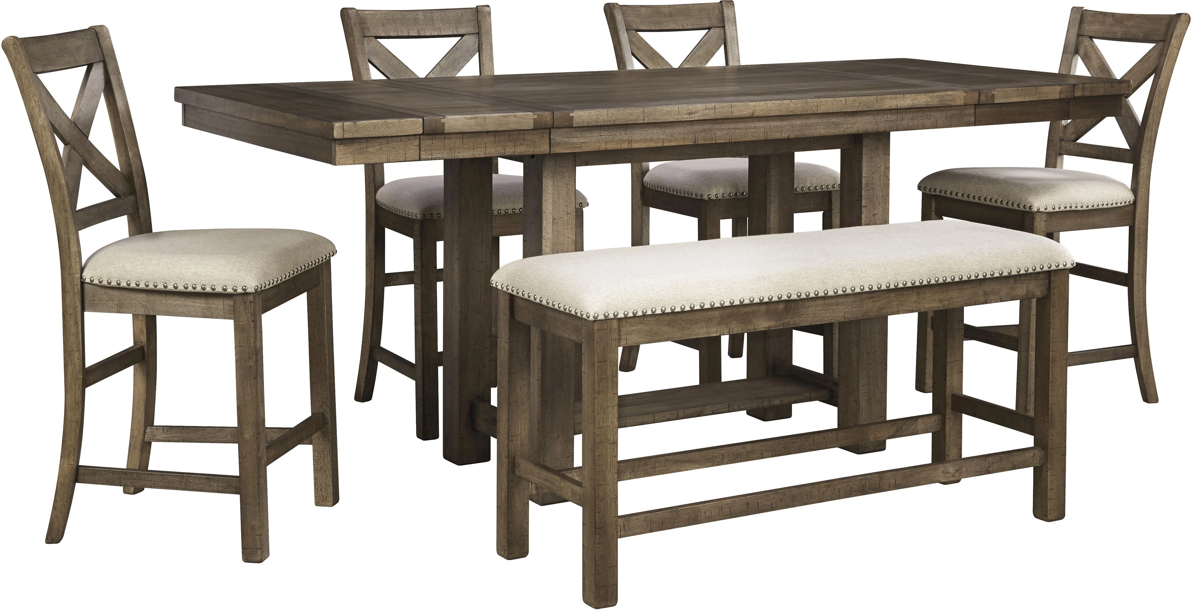 The Signature Design by Ashley Moriville collection 6-piece dining room set 