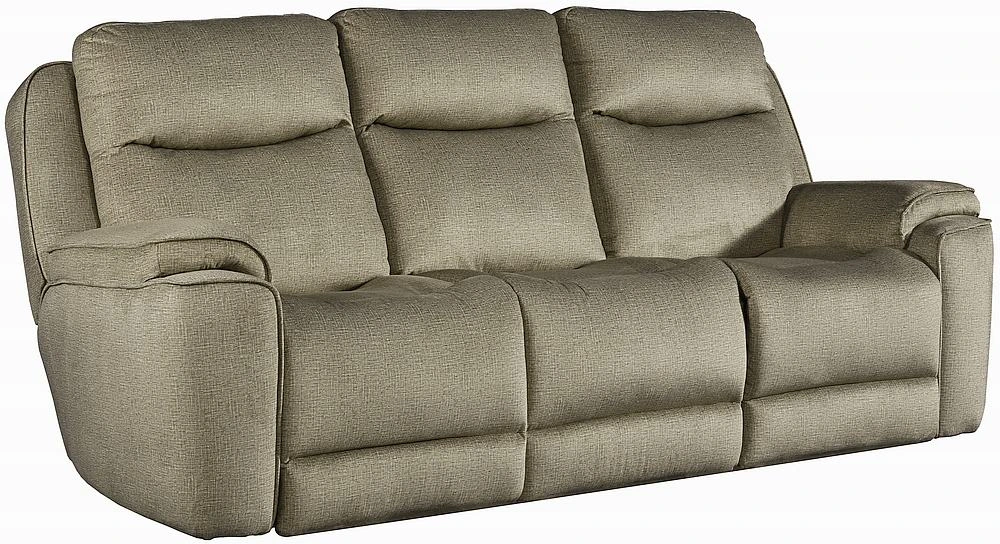 Credit: Southern Motion The Southern Motion City Limits power headrest recliner with contemporary décor