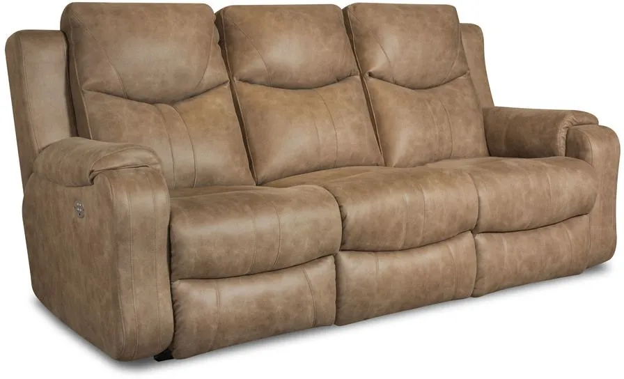 Credit: Southern Motion Front view of the Southern Motion Marvel collection power dual recliner sofa