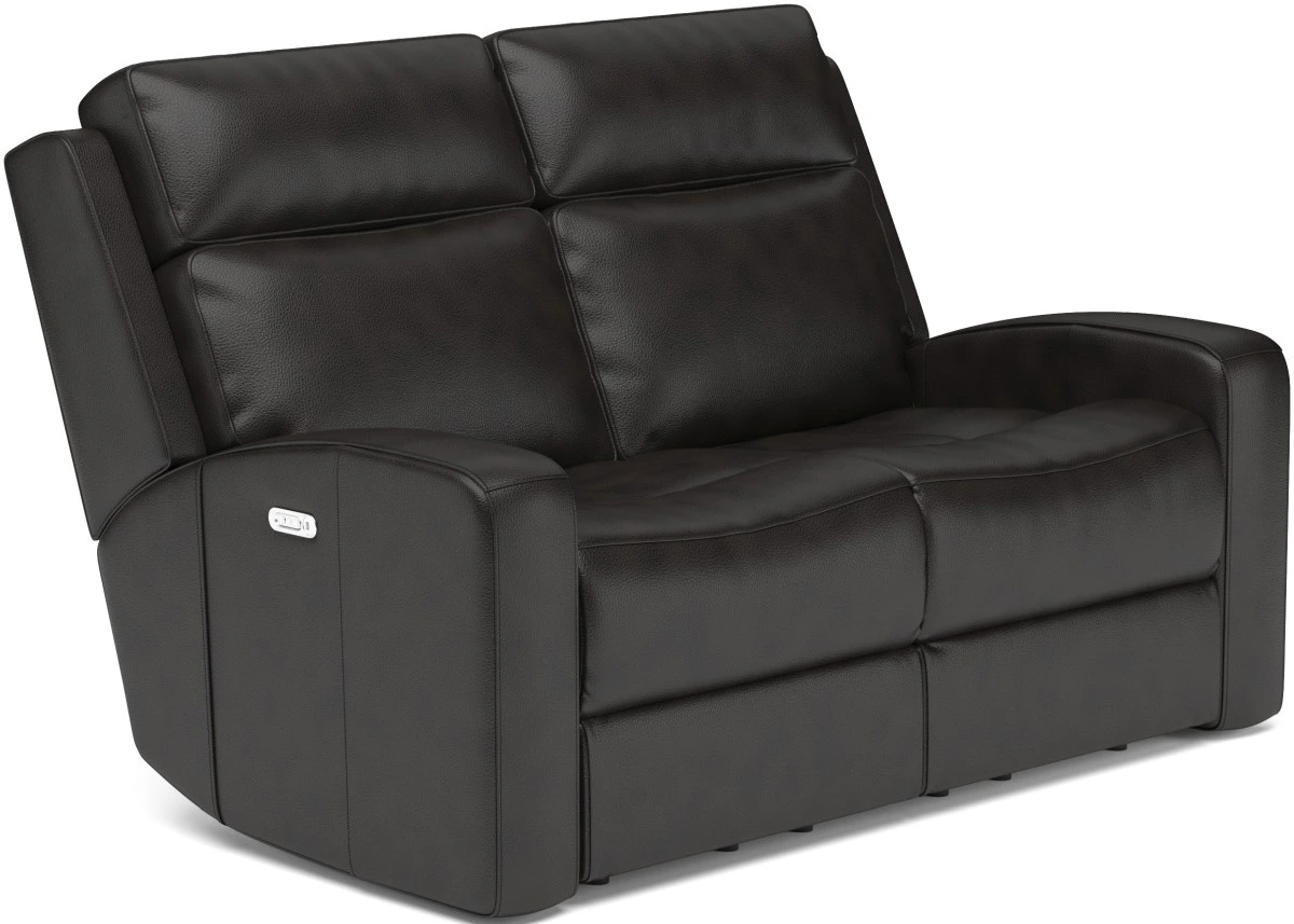 The Flexsteel Cody collection power reclining loveseat 