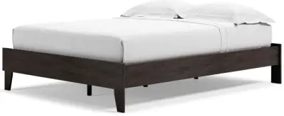 Credit: Signature Design by Ashley Front view of the Signature Design by Ashley Piperton collection platform bed