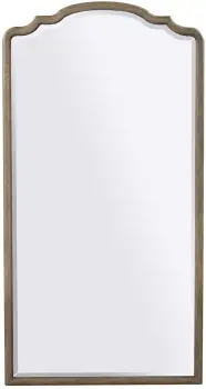 Front view of the aspenhome Provence Patine collection mirror 