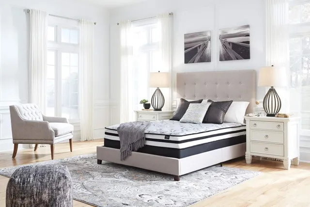 Credit: Sierra Sleep by Ashley The Sierra Sleep by Ashley Chime collection queen-size hybrid mattress